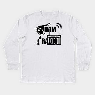 Ham and Radio - Ham Radio Operator Kids Long Sleeve T-Shirt